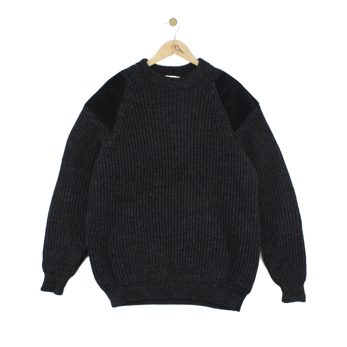 Mens Fisherman Jumper Knitted Wool