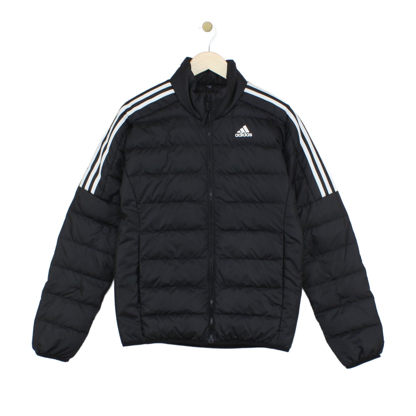 Mens Quilted Jacket Lightweight Striped Down