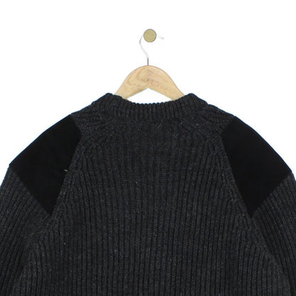 Mens Fisherman Jumper Knitted Wool