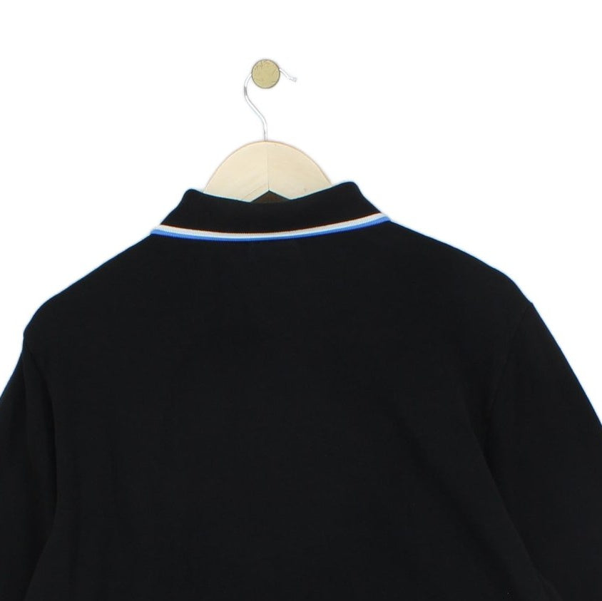 Mens Polo Shirt Long Sleeve Classic Logo