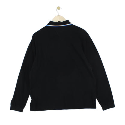 Mens Polo Shirt Long Sleeve Classic Logo