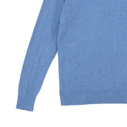 Mens Jumper Pima Cotton Cashmere Blend