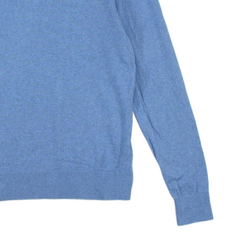 Mens Jumper Pima Cotton Cashmere Blend