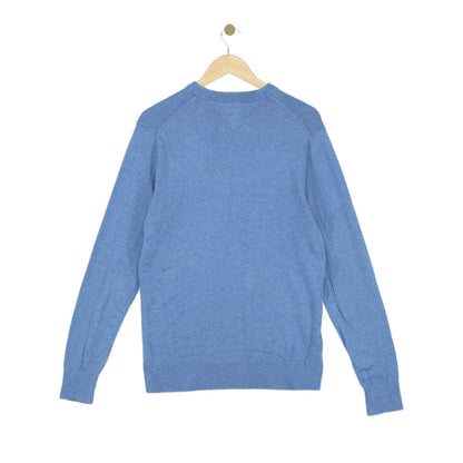 Mens Jumper Pima Cotton Cashmere Blend