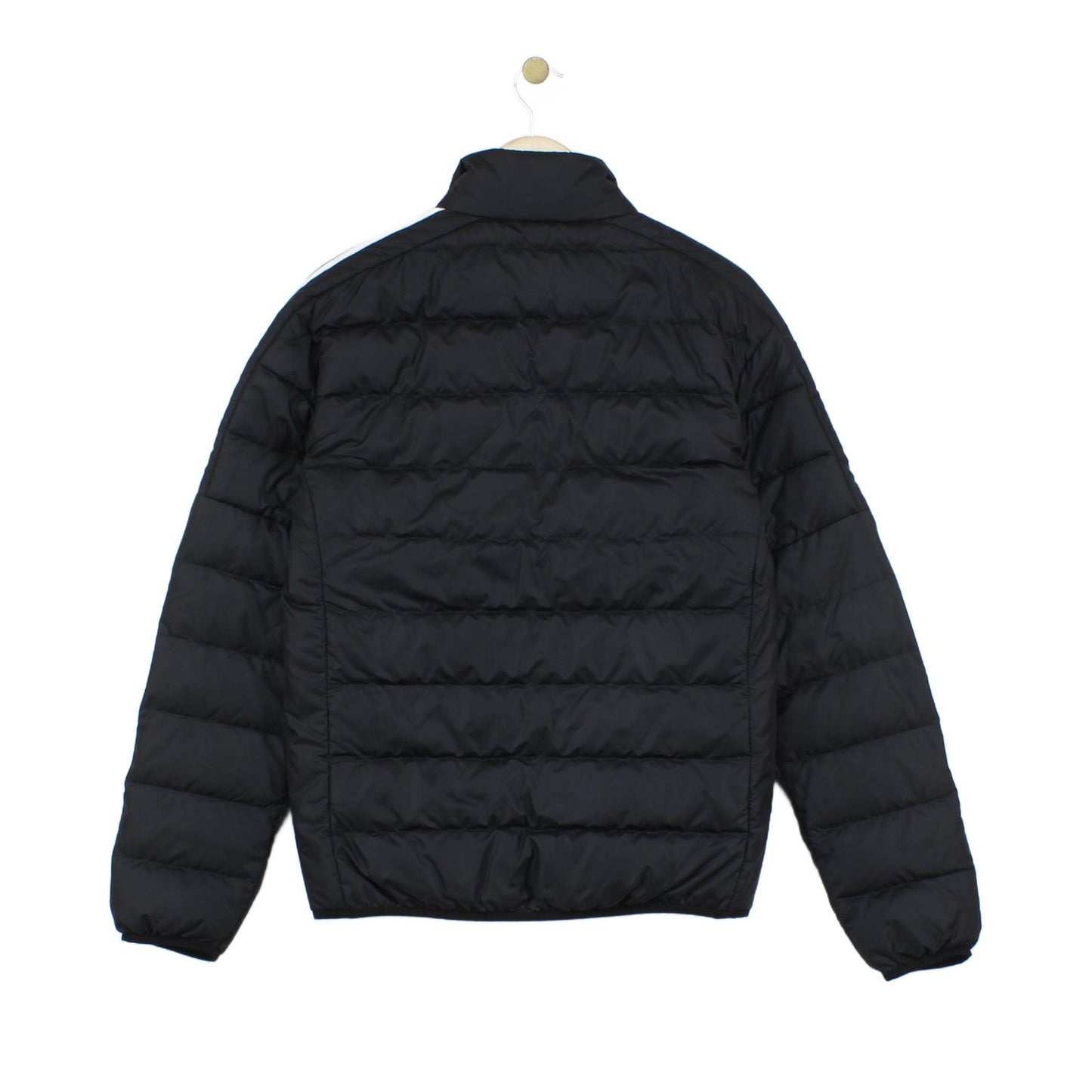 Mens Quilted Jacket Lightweight Striped Down