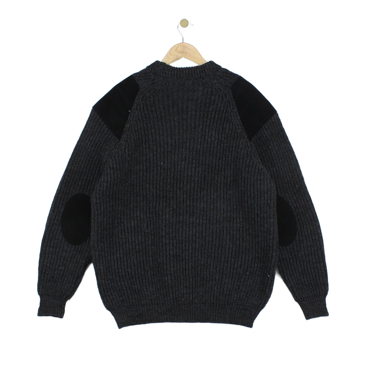 Mens Fisherman Jumper Knitted Wool
