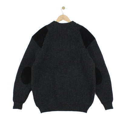Mens Fisherman Jumper Knitted Wool