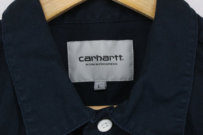 Mens Workwear Shirt Button Up Short Sleeve