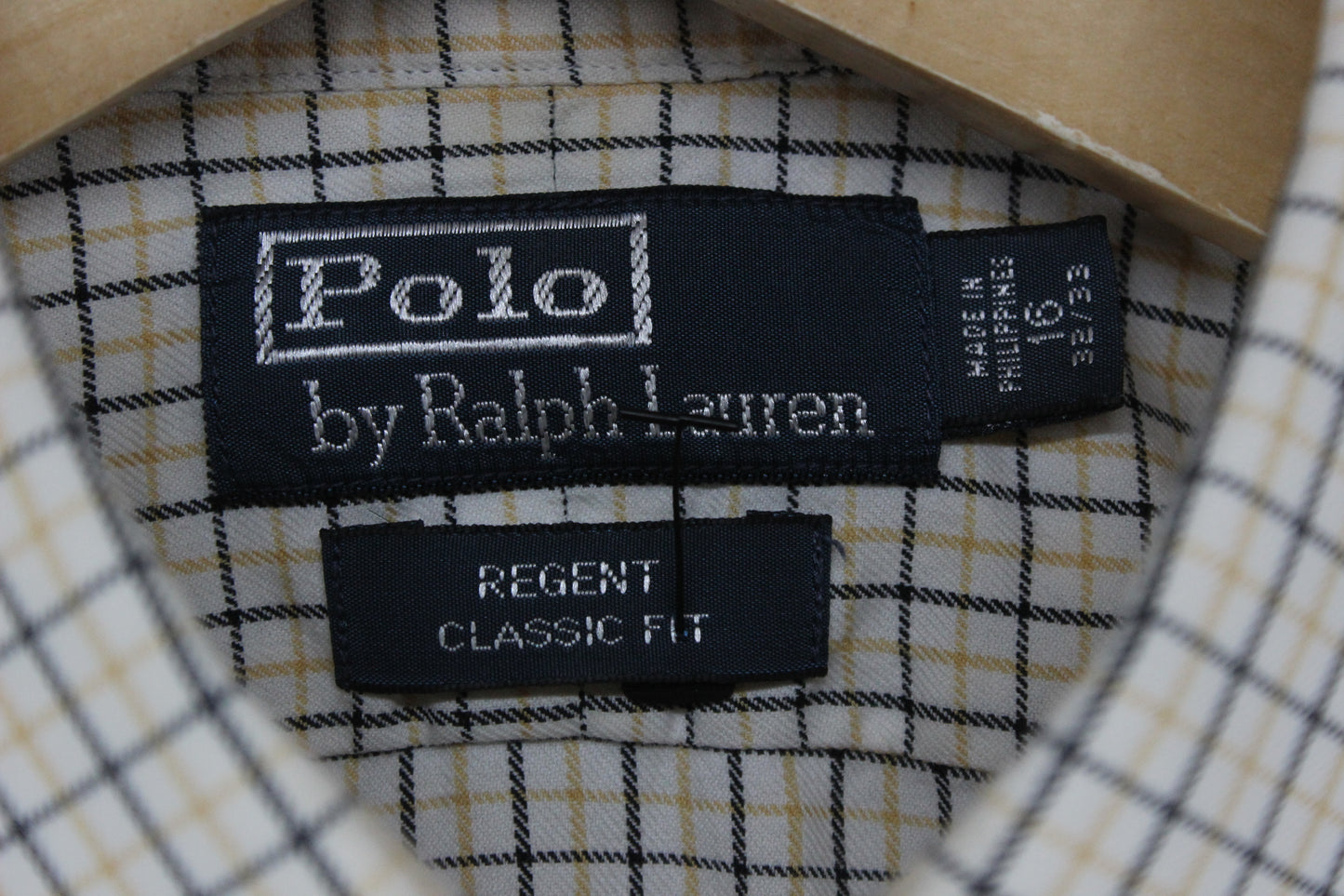 Mens Check Shirt Classic Regent