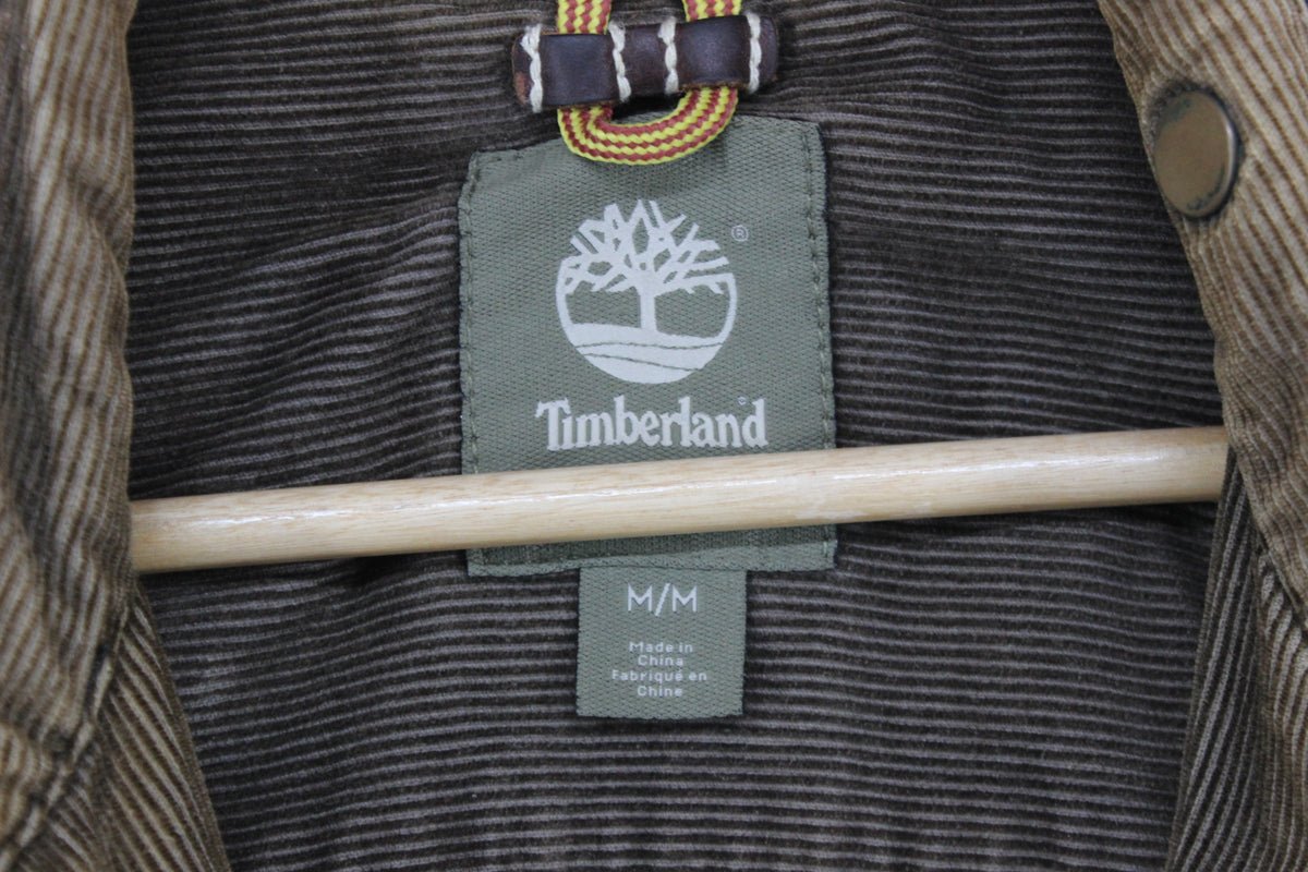Mens Field Jacket Insulated Corduroy Collar Full Zip