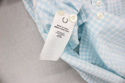 Mens Shirt Short Sleeve Check Classic