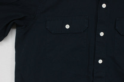 Mens Workwear Shirt Button Up Short Sleeve