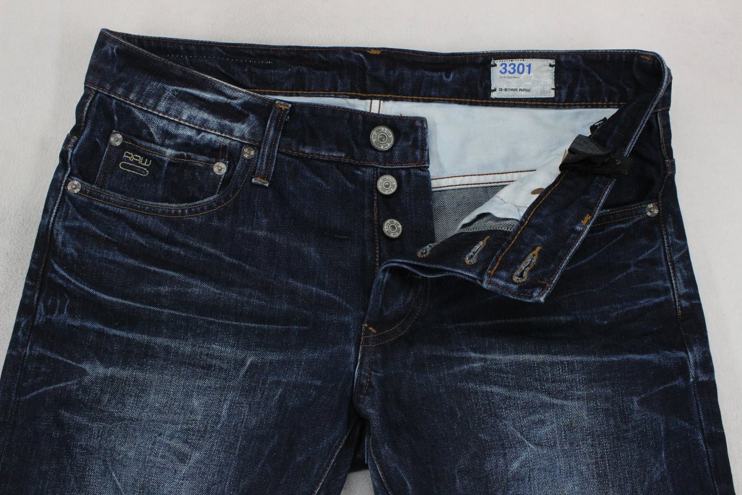 Mens 3301 Jeans Denim Casual