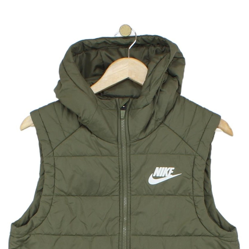 Mens Bodywarmer Hooded Puffer Outerwear