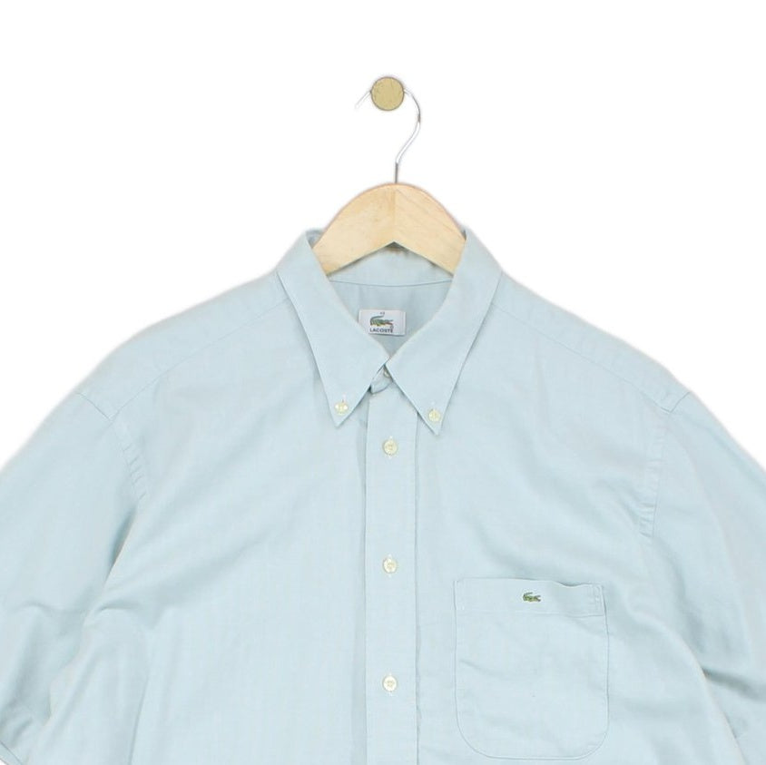 Mens Shirt Button Up Short Sleeve Classic