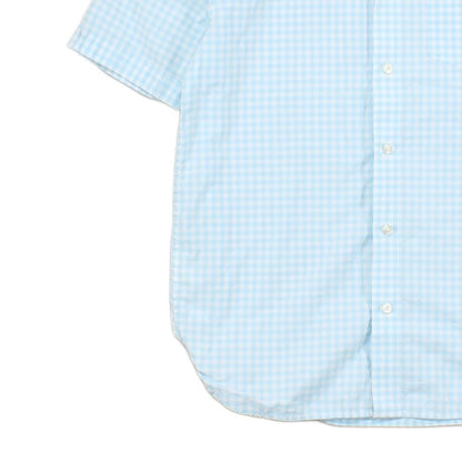 Mens Shirt Short Sleeve Check Classic