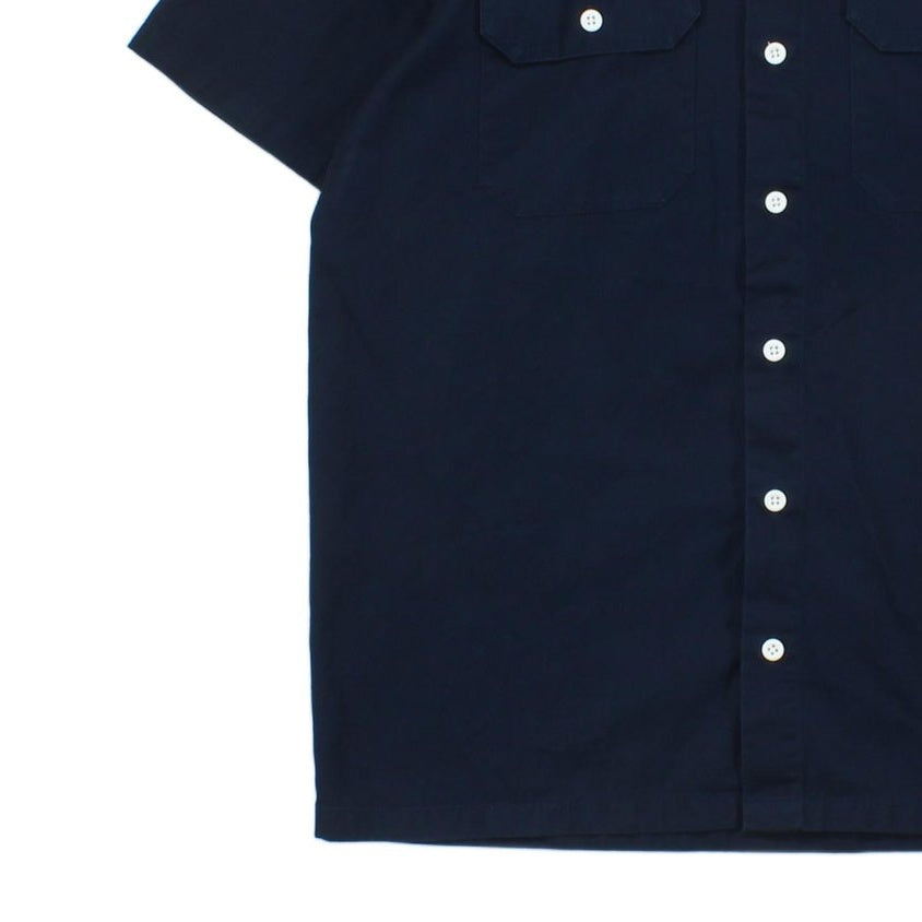 Mens Workwear Shirt Button Up Short Sleeve