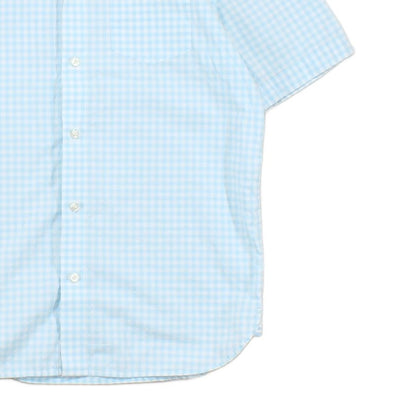 Mens Shirt Short Sleeve Check Classic
