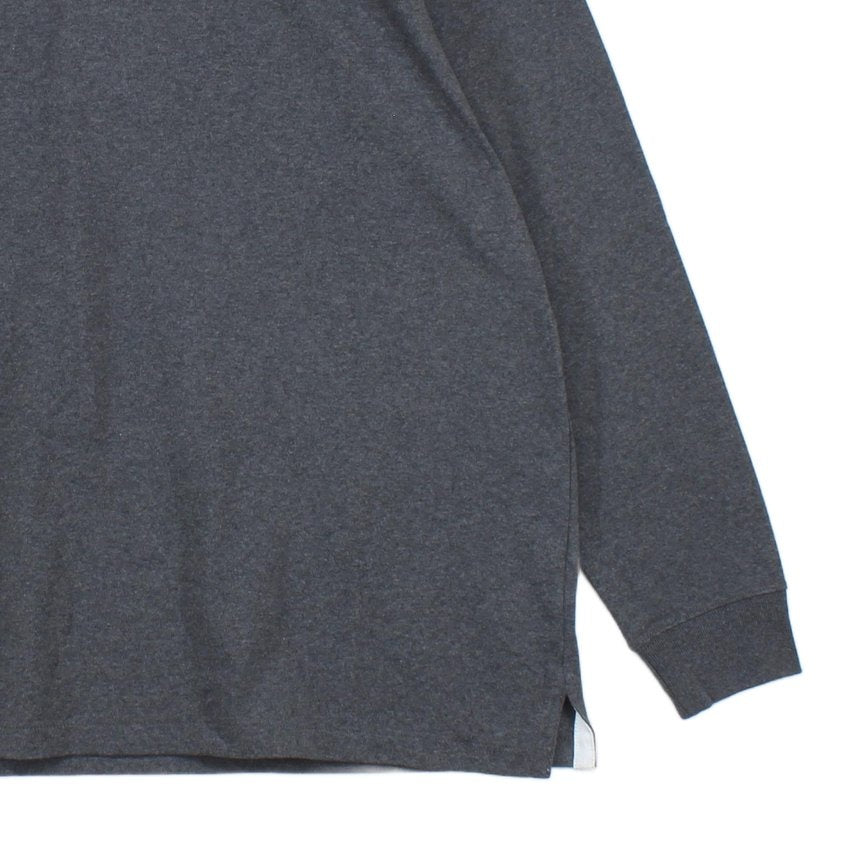 Mens Rugby Polo Shirt Classic Fit Long Sleeve