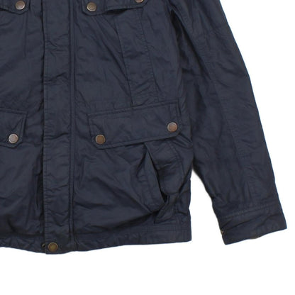 Mens Field Jacket Insulated Corduroy Collar Full Zip