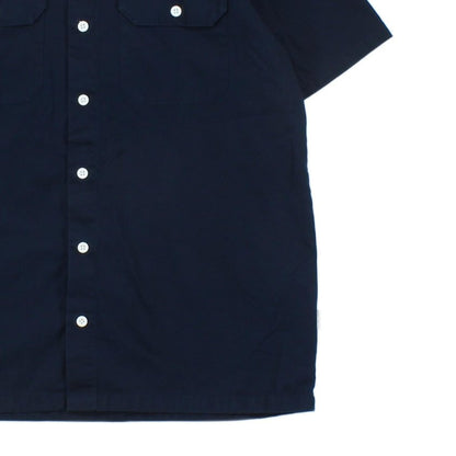 Mens Workwear Shirt Button Up Short Sleeve