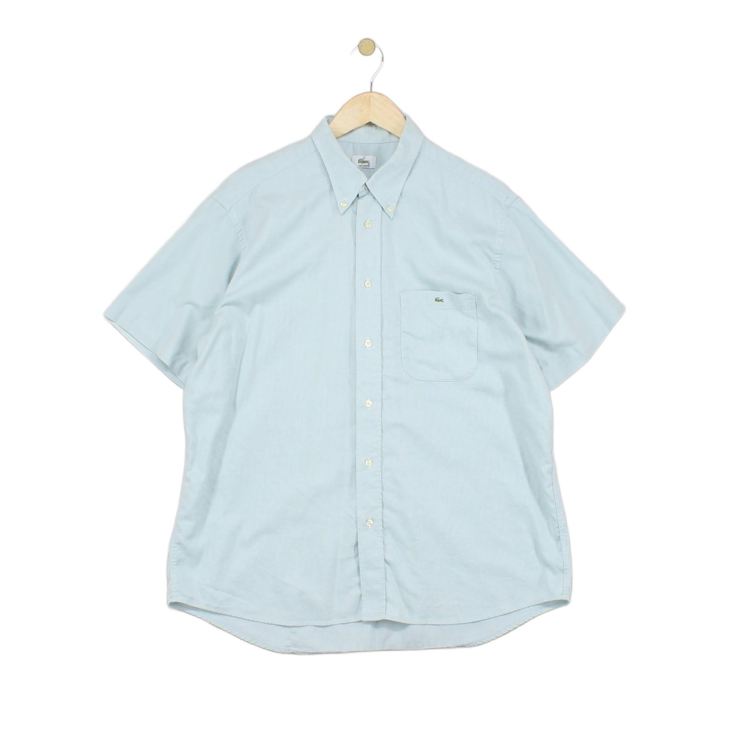 Mens Shirt Button Up Short Sleeve Classic