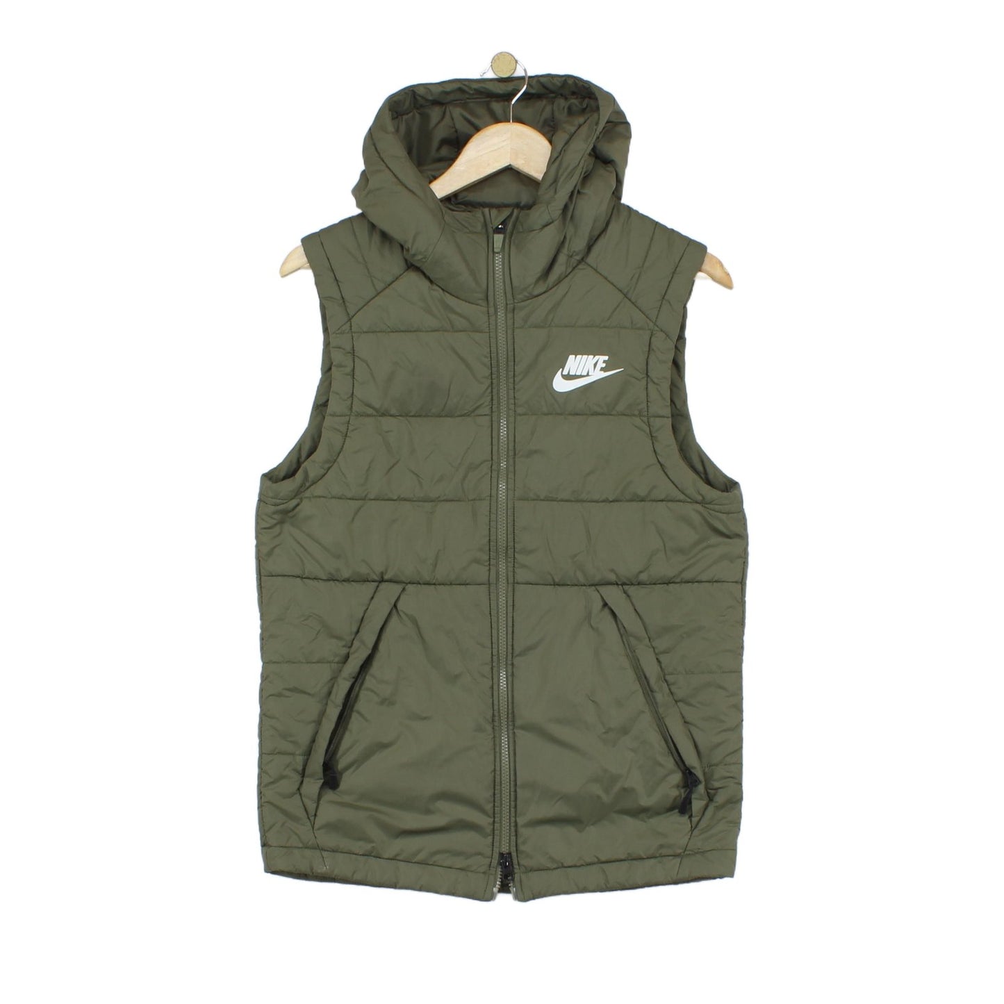 Mens Bodywarmer Hooded Puffer Outerwear