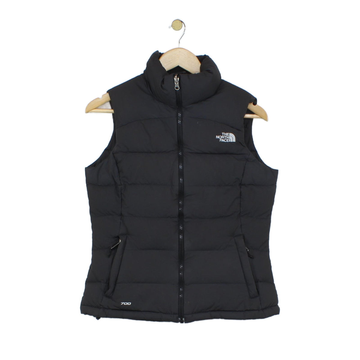 Womens 700 Down Bodywarmer Full Zip Quilted Padded