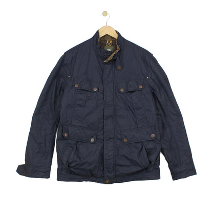 Mens Field Jacket Insulated Corduroy Collar Full Zip