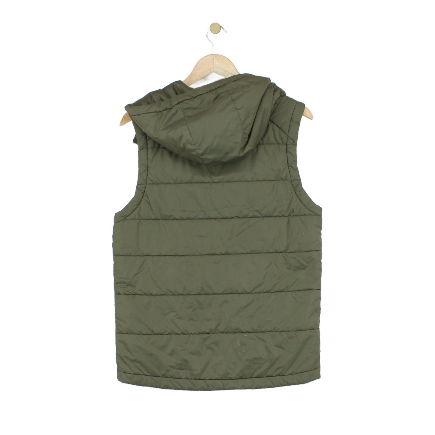 Mens Bodywarmer Hooded Puffer Outerwear