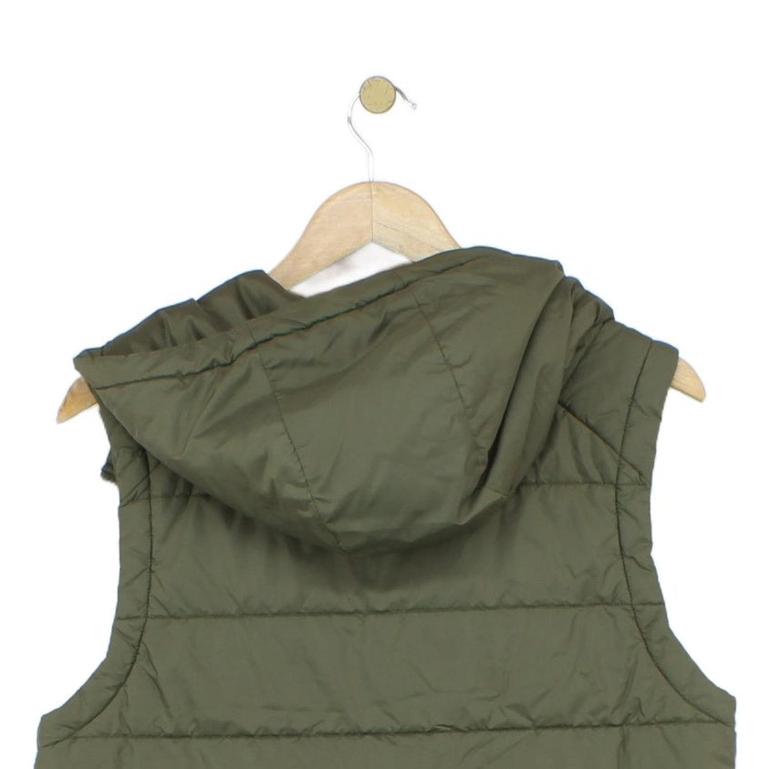 Mens Bodywarmer Hooded Puffer Outerwear