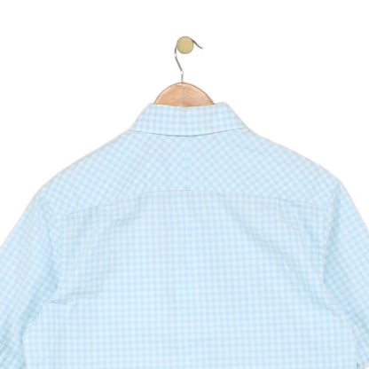 Mens Shirt Short Sleeve Check Classic