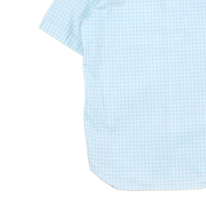 Mens Shirt Short Sleeve Check Classic