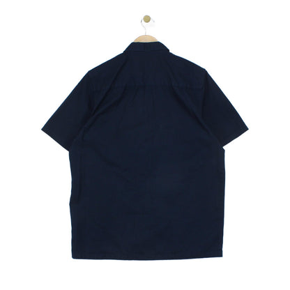 Mens Workwear Shirt Button Up Short Sleeve