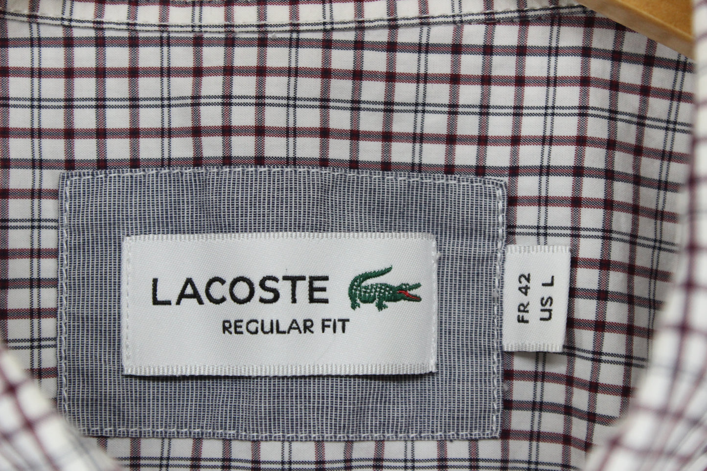 Mens Check Shirt Short Sleeve Classic