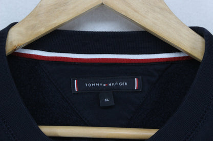 Mens Sweatshirt Embroidered Logo Crew Neck