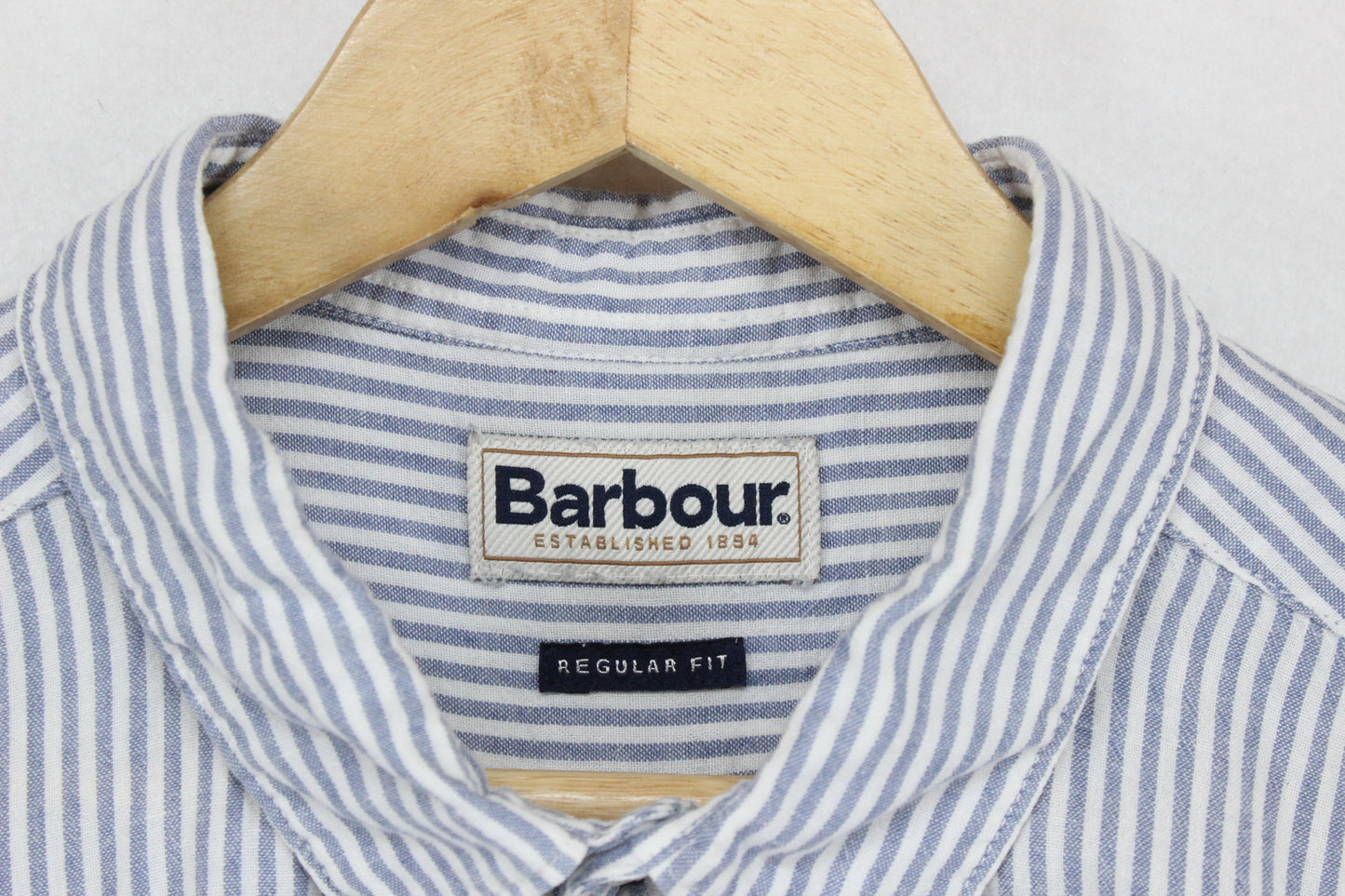 Mens Striped Shirt Short Sleeve Linen Blend