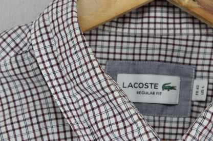Mens Check Shirt Short Sleeve Classic
