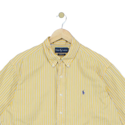 Mens Striped Shirt Short Sleeve