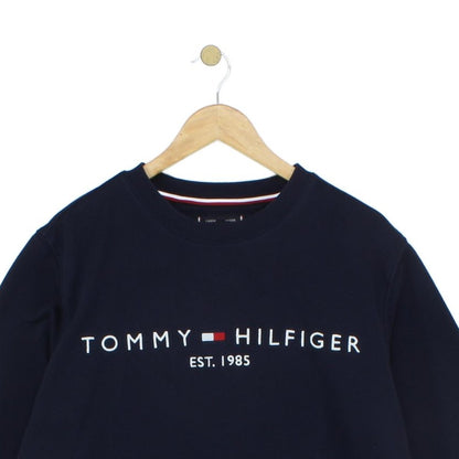 Mens Sweatshirt Embroidered Logo Crew Neck