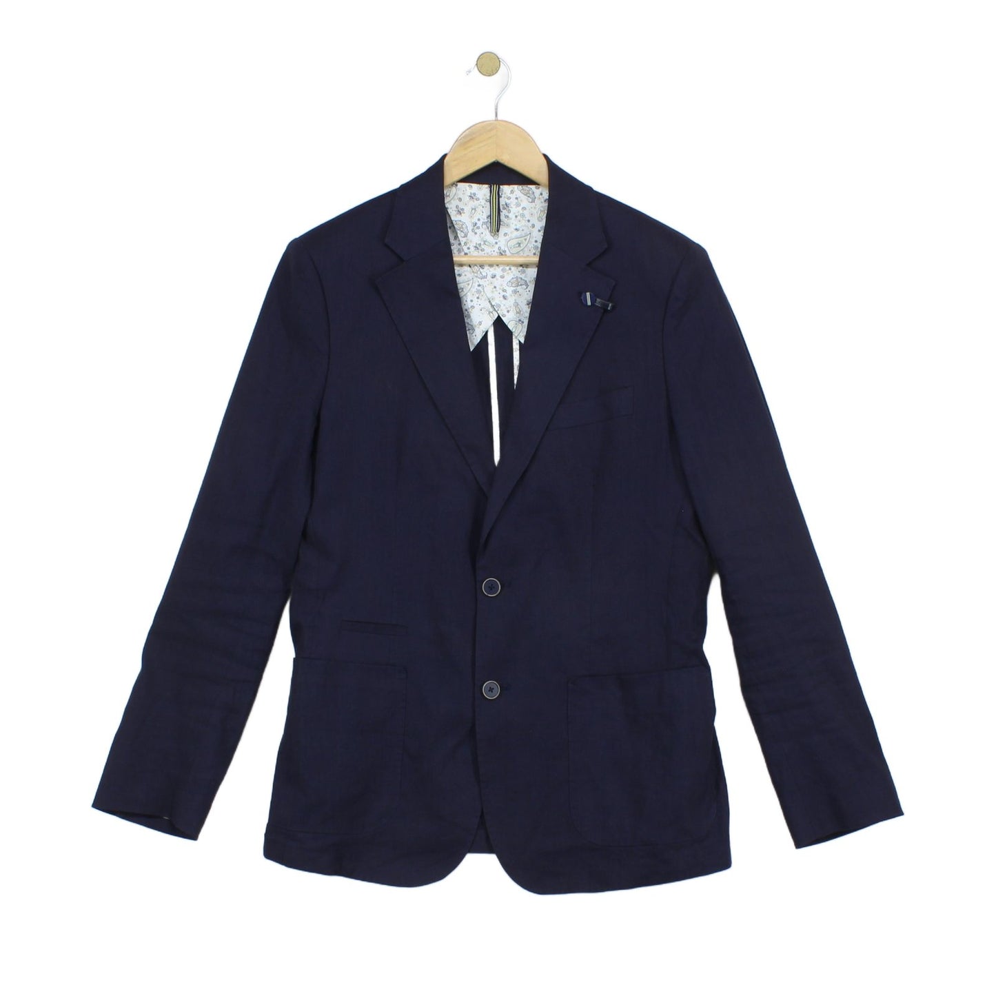 Mens Blazer Formal Linen Mix