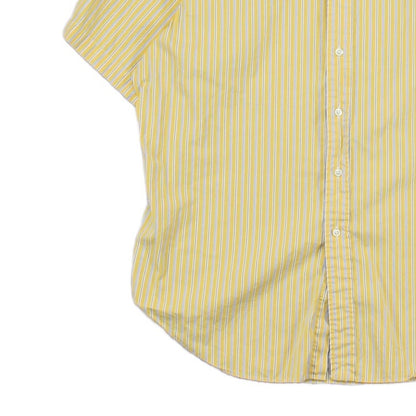 Mens Striped Shirt Short Sleeve