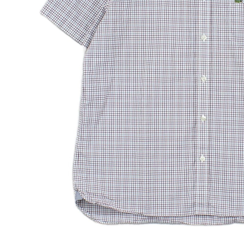 Mens Check Shirt Short Sleeve Classic