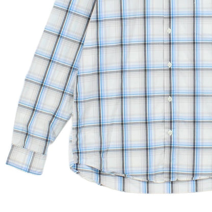 Mens Plaid Shirt Long Sleeve Button Up