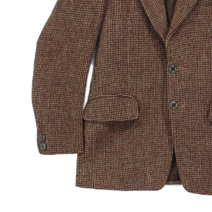 Mens Harris Tweed Blazer Check Formal Wool