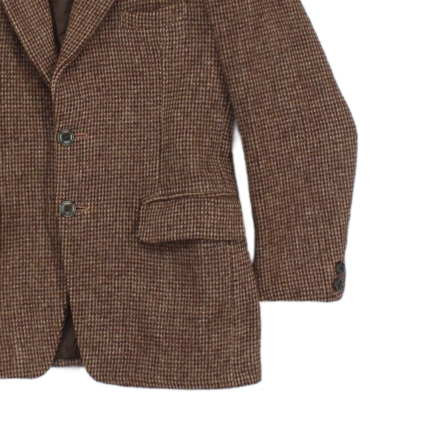 Mens Harris Tweed Blazer Check Formal Wool