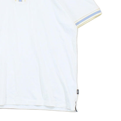 Mens Polo Shirt Stretch Short Sleeve Collared