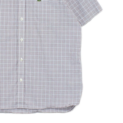 Mens Check Shirt Short Sleeve Classic
