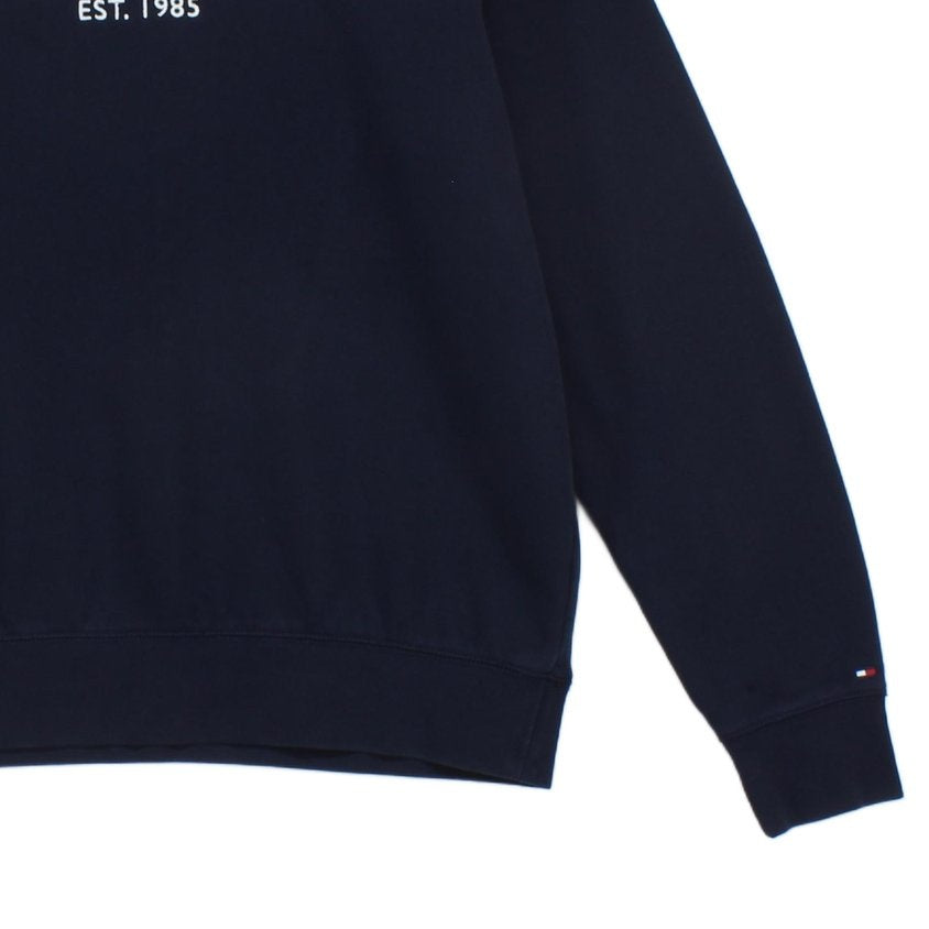 Mens Sweatshirt Embroidered Logo Crew Neck