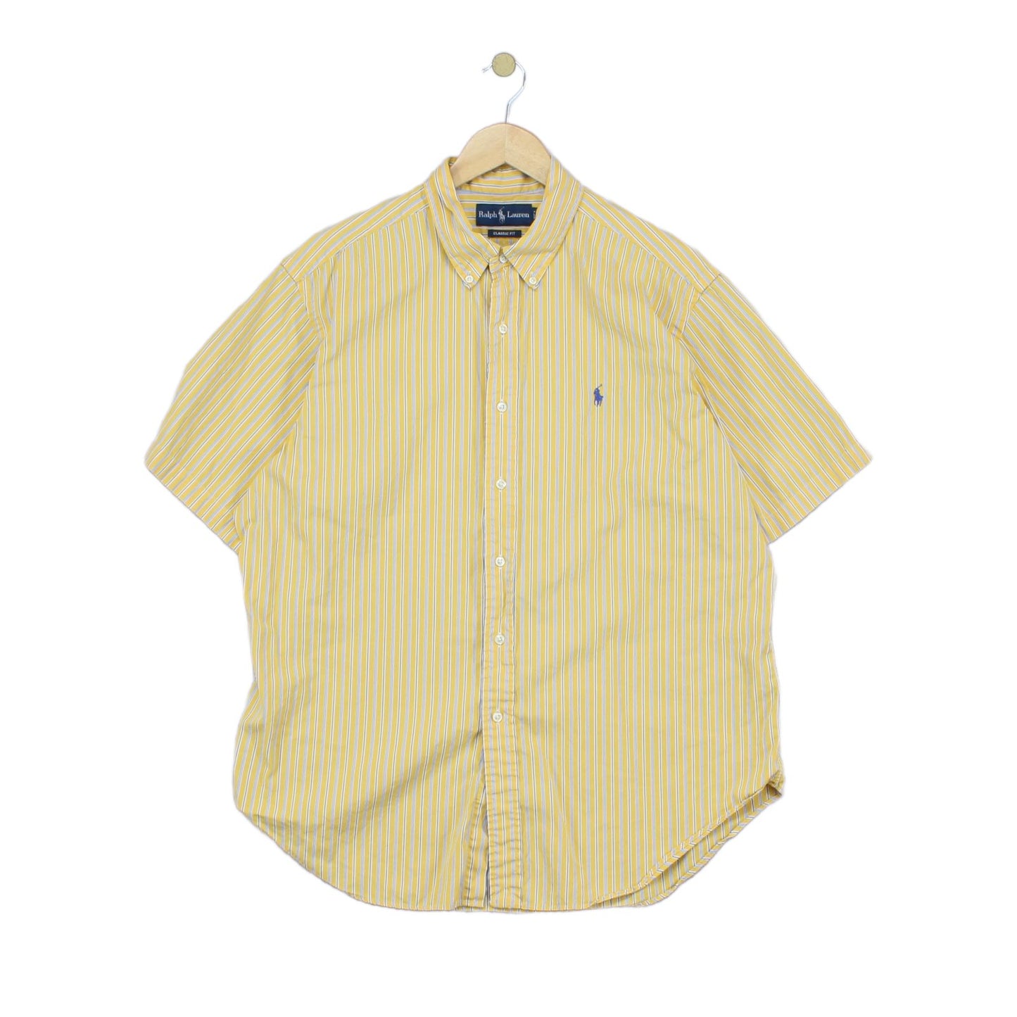 Mens Striped Shirt Short Sleeve